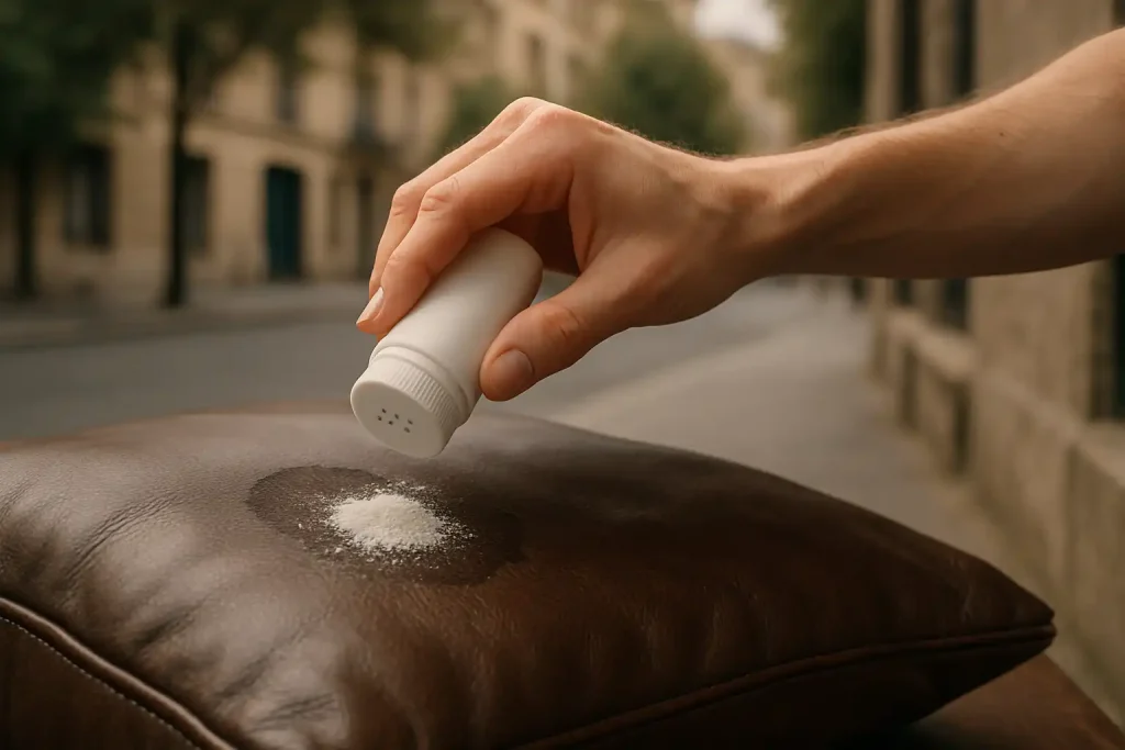 Comment détacher une tache d&rsquo;huile sur des sneakers en cuir ?