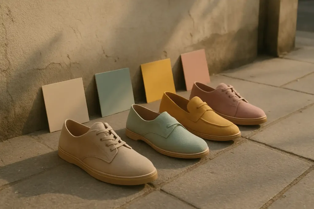 Quelles palettes de couleurs réveillent une garde-robe de chaussures ?
