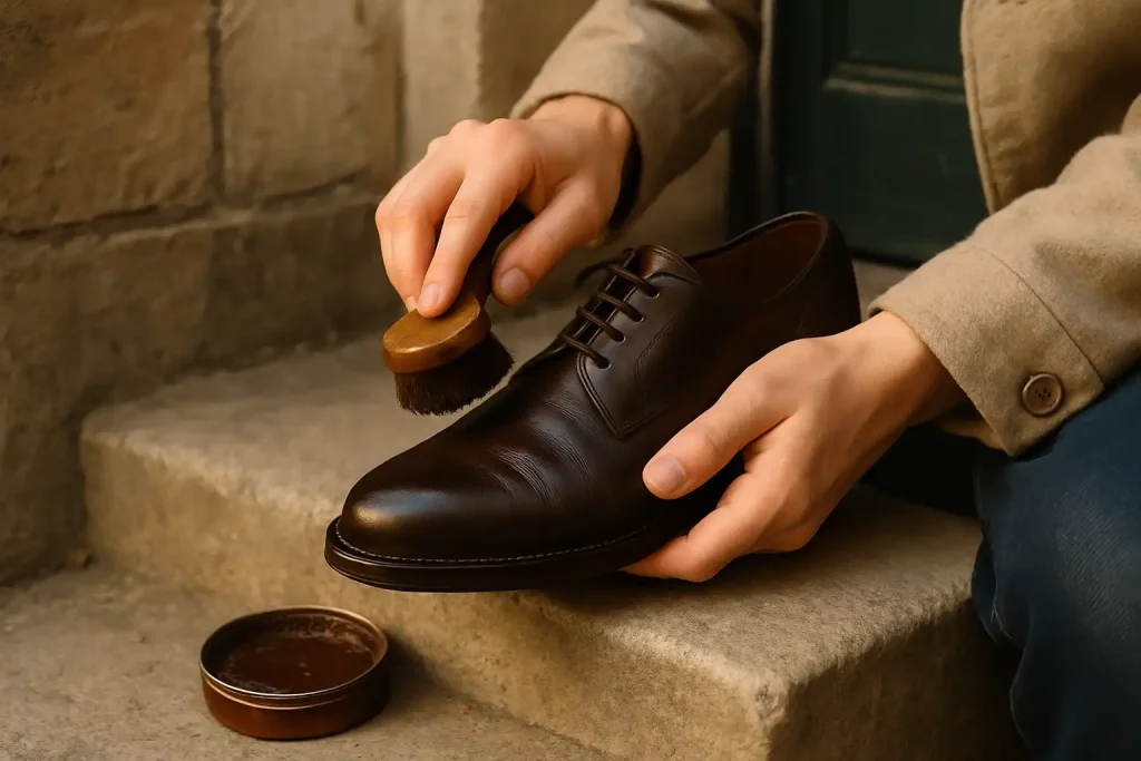 Quel cirage utiliser pour raviver des bottines en cuir lisse ?