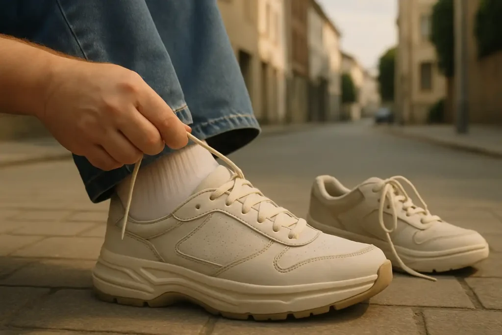 Quelle sneaker privilégier quand on a le pied large et voûte haute ?
