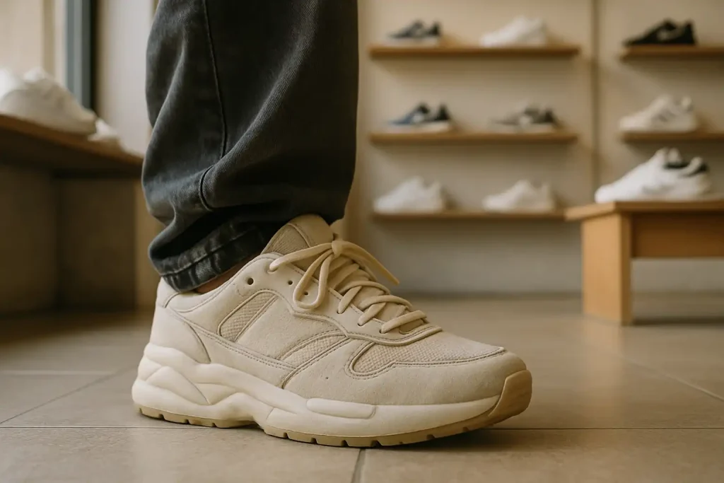 Quelle sneaker privilégier quand on a le pied large ?