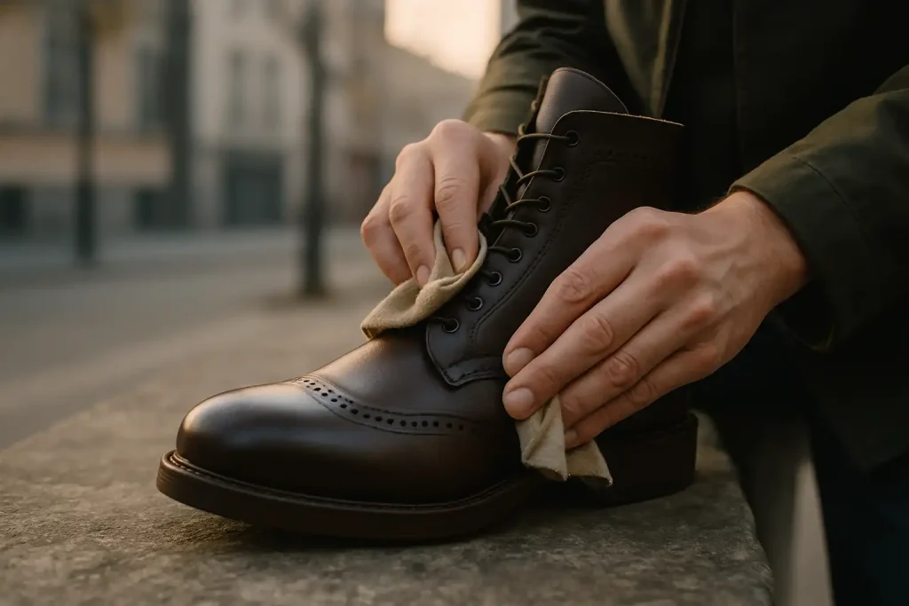 Quelles solutions pour réparer des rayures sur des bottines en cuir ?