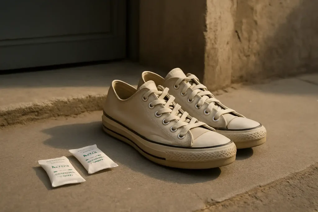 Quelles méthodes simples éliminent efficacement les mauvaises odeurs des sneakers ?