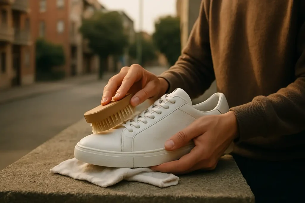 Comment entretenir simplement ses sneakers en cuir lisse ?