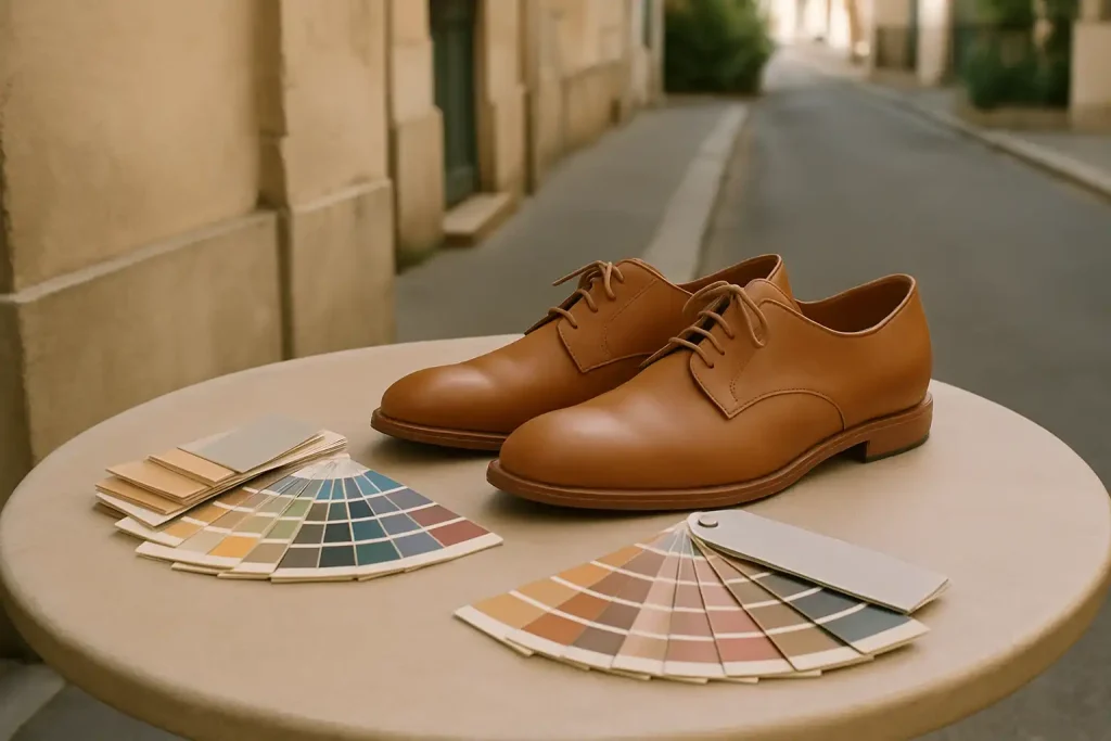 Quelles palettes de couleurs modernisent une garde-robe chaussure ?