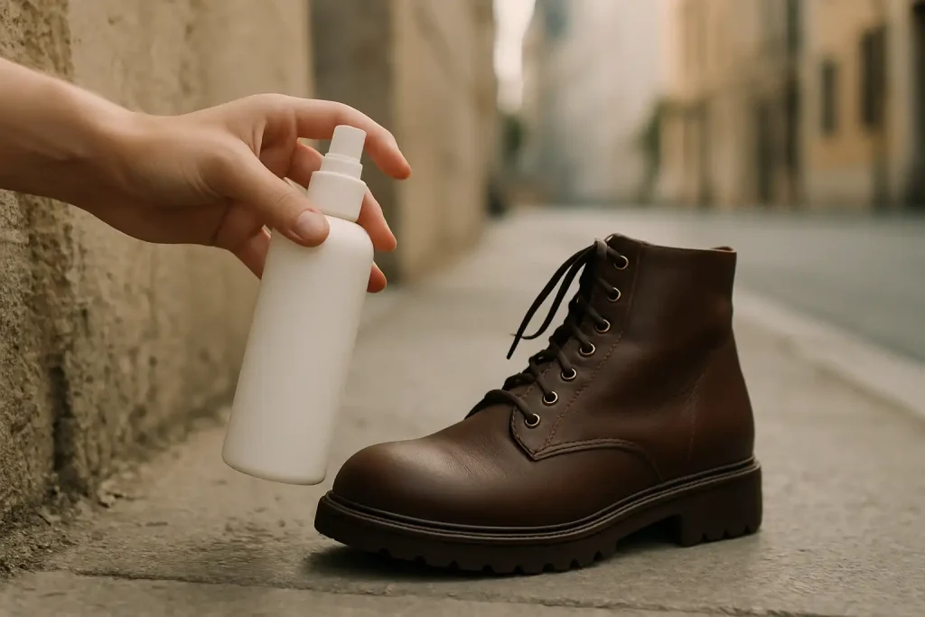 Quel produit privilégier pour imperméabiliser des bottines en suède ?