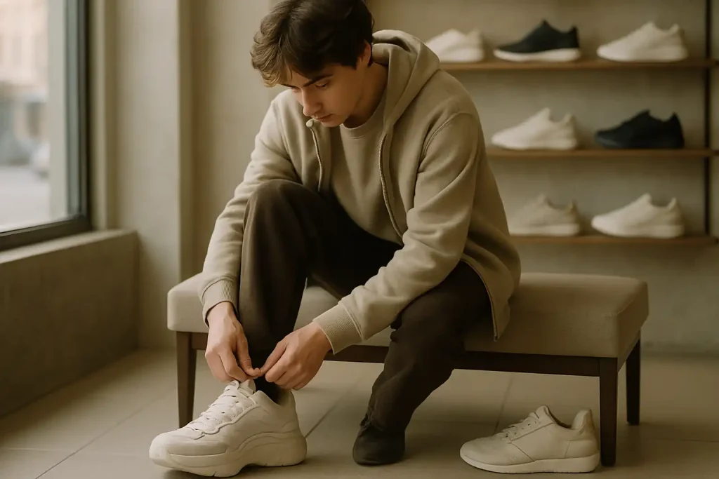 Quelle sneaker choisir quand on a le pied large ?